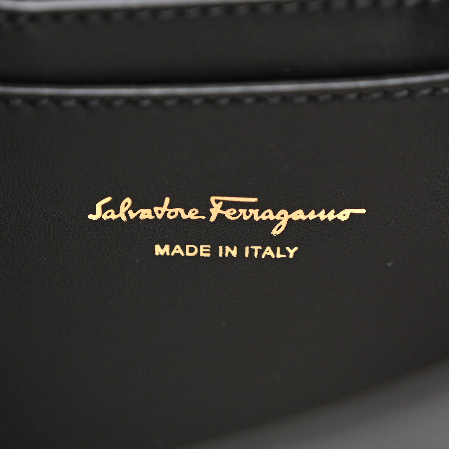 Salvatore Ferragamo Calfskin Quilted Gancini Backpack Black 6 of 10