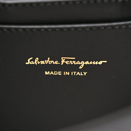 Salvatore Ferragamo Calfskin Quilted Gancini Backpack Black 6 of 10