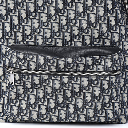 Christian Dior Oblique Calfskin Rider Backpack Beige Black 8 of 8