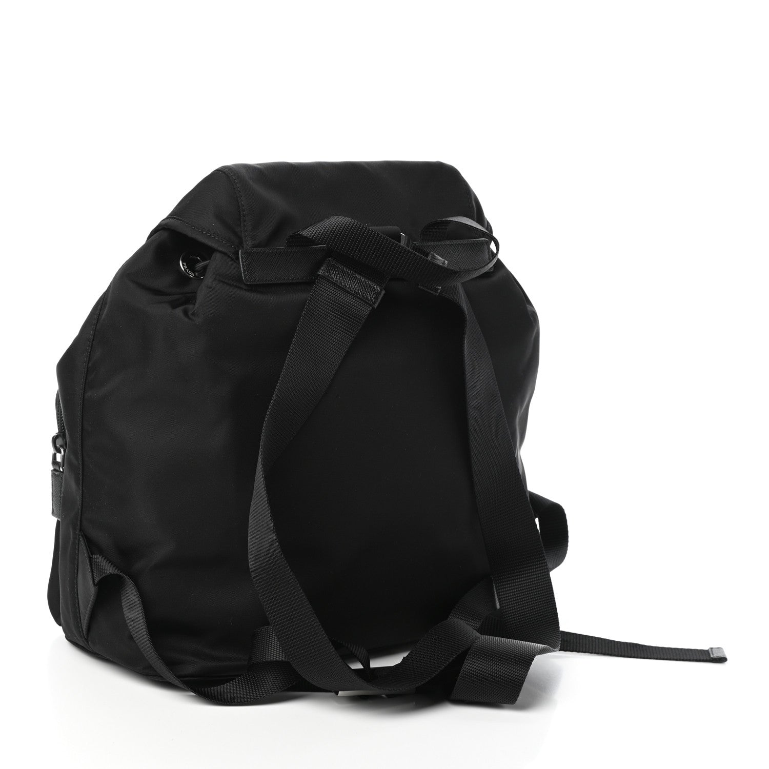 Prada Tessuto Nylon Saffiano Vela Backpack Black 3 of 9