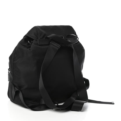 Prada Tessuto Nylon Saffiano Vela Backpack Black 3 of 9