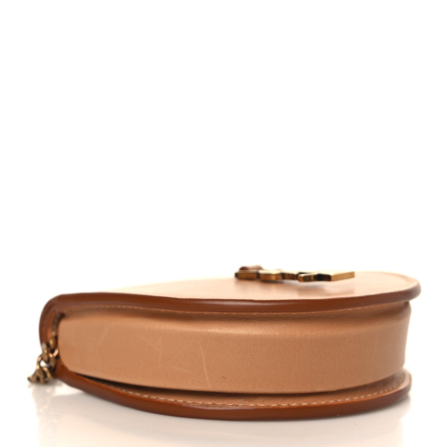 Saint Laurent Calfskin Monogram Baby Kaia Crossbody Bag Vintage Brown 4 of 9
