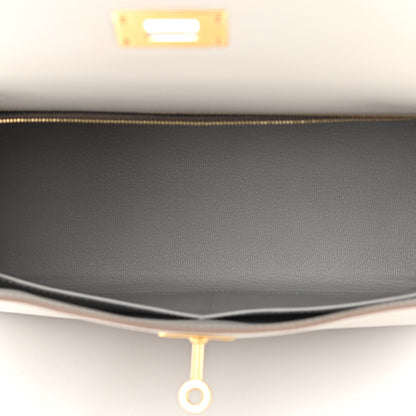 Hermes Evercolor Kelly Retourne 28 Gris Perle 4 of 10