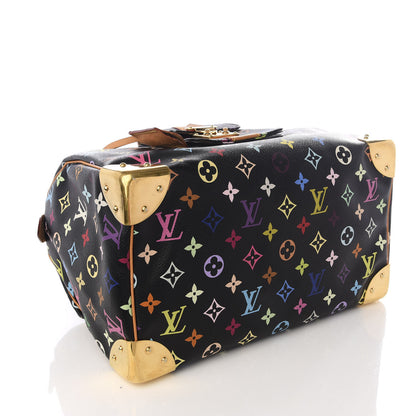 Louis Vuitton Monogram Multicolor Speedy 30 Black 3 of 7