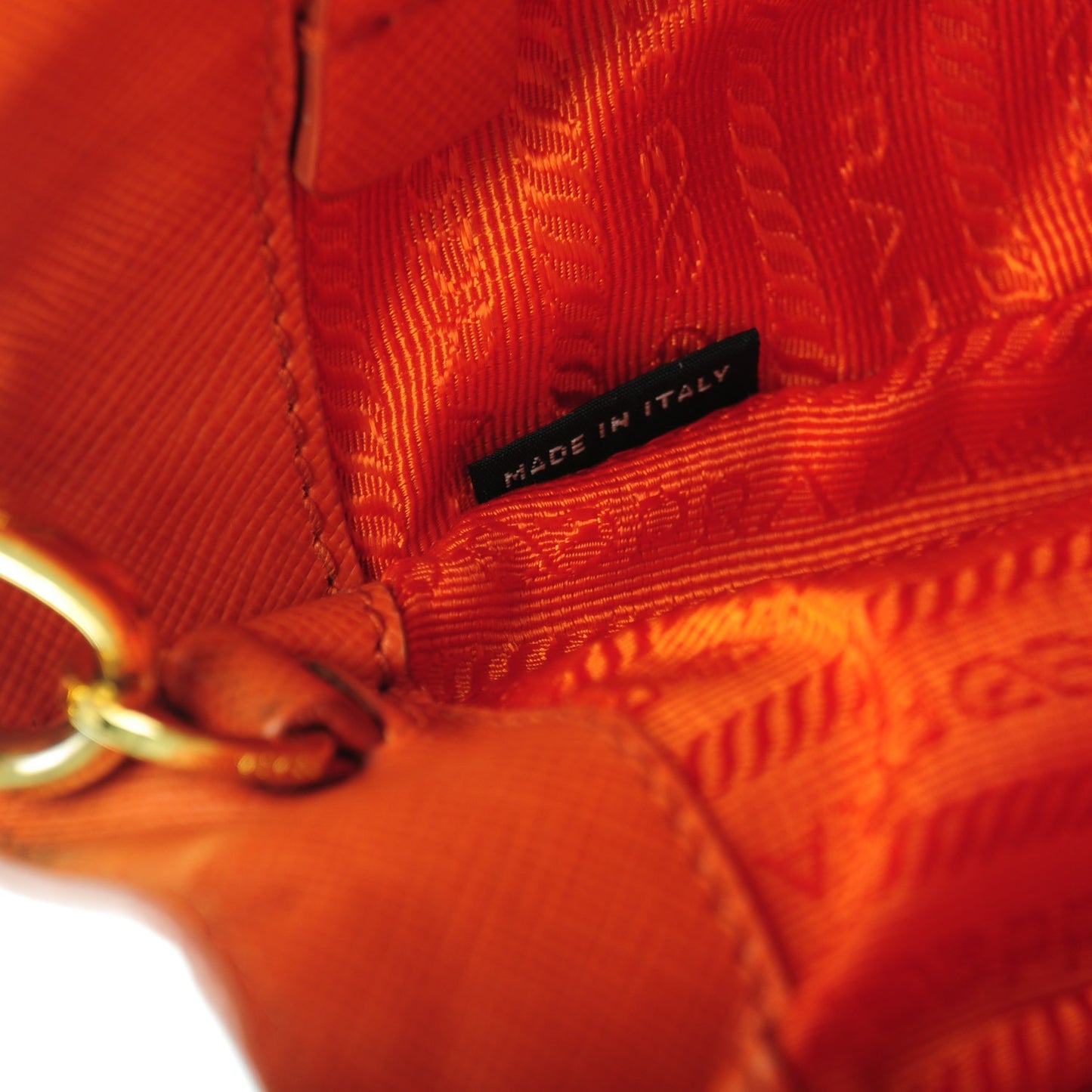 Saffiano Medium Galleria Double Zip Tote Papaya