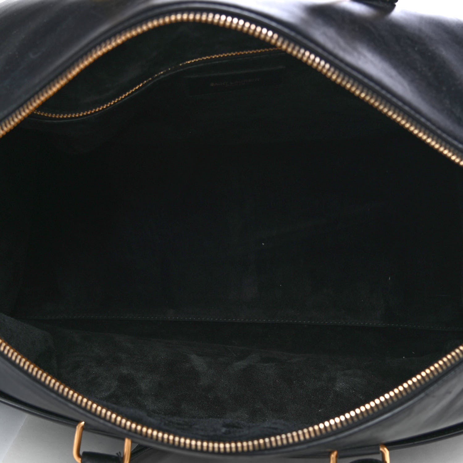 Saint Laurent Calfskin Classic Duffle 12 Black 4 of 5