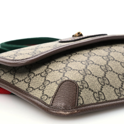 Gucci GG Supreme Monogram Neo Vintage Web Belt Bag Brown 9 of 12