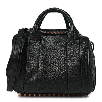 Alexander Wang Pebbled Lambskin Rockie Black Rose Gold Hardware 1 of 9