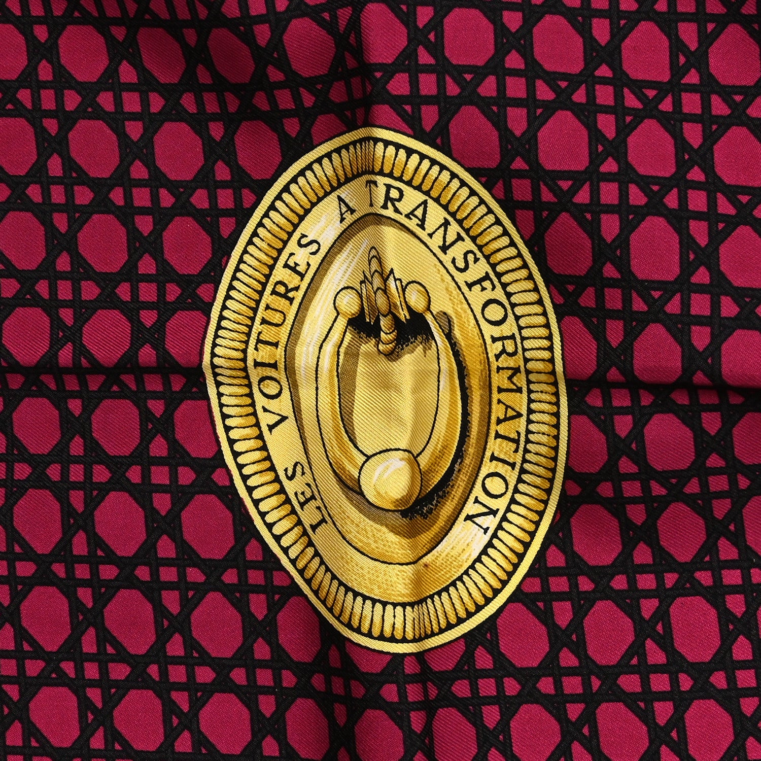 Hermes Silk Les Voitures A Transformation Scarf 90 3 of 4