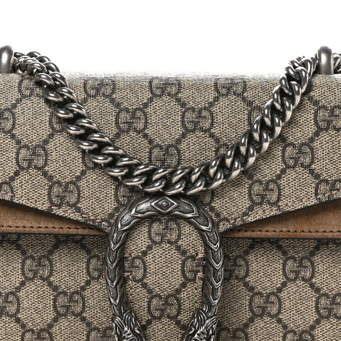 GG Supreme Monogram Mini Dionysus Shoulder Bag Taupe