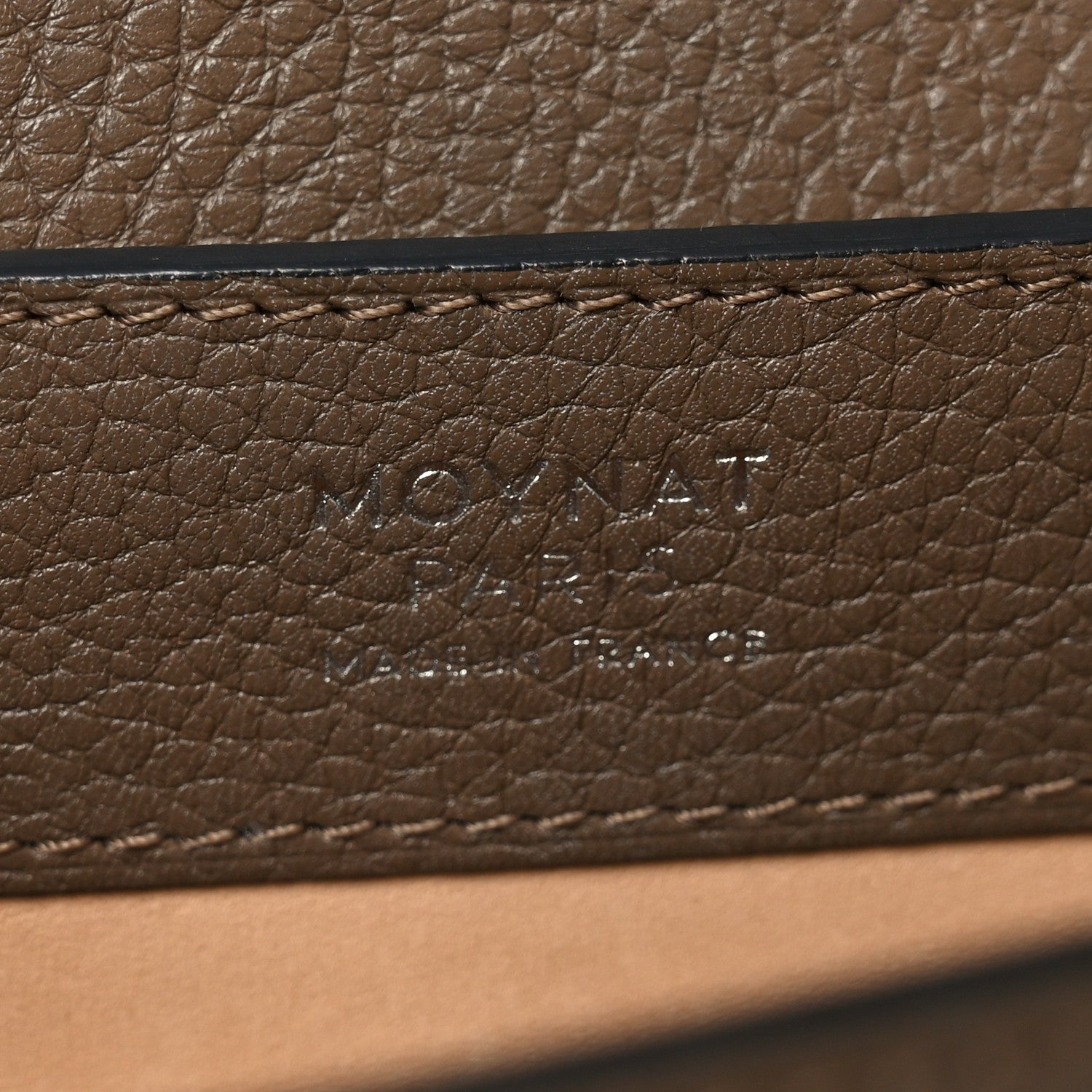 Moynat Taurillon Blush Rejane PM Taupe 6 of 9