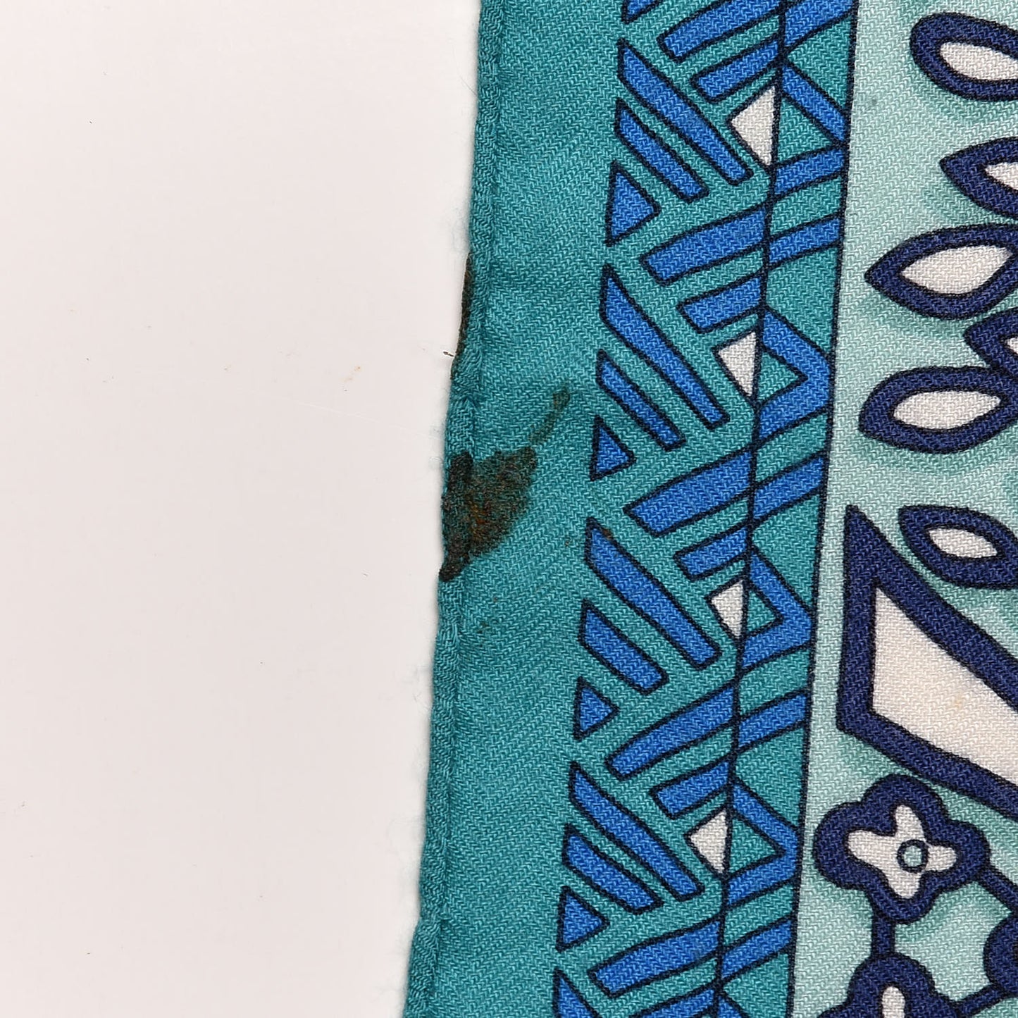 Cashmere Silk Zenobie Reine De Palmyre Shawl 140 Turquoise Rose Gris Bleuete