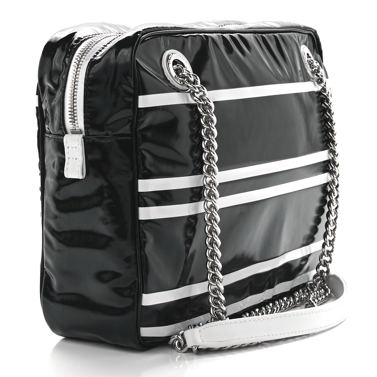 Chanel Vinyl Small La Pausa Camera Case Black 3 of 11