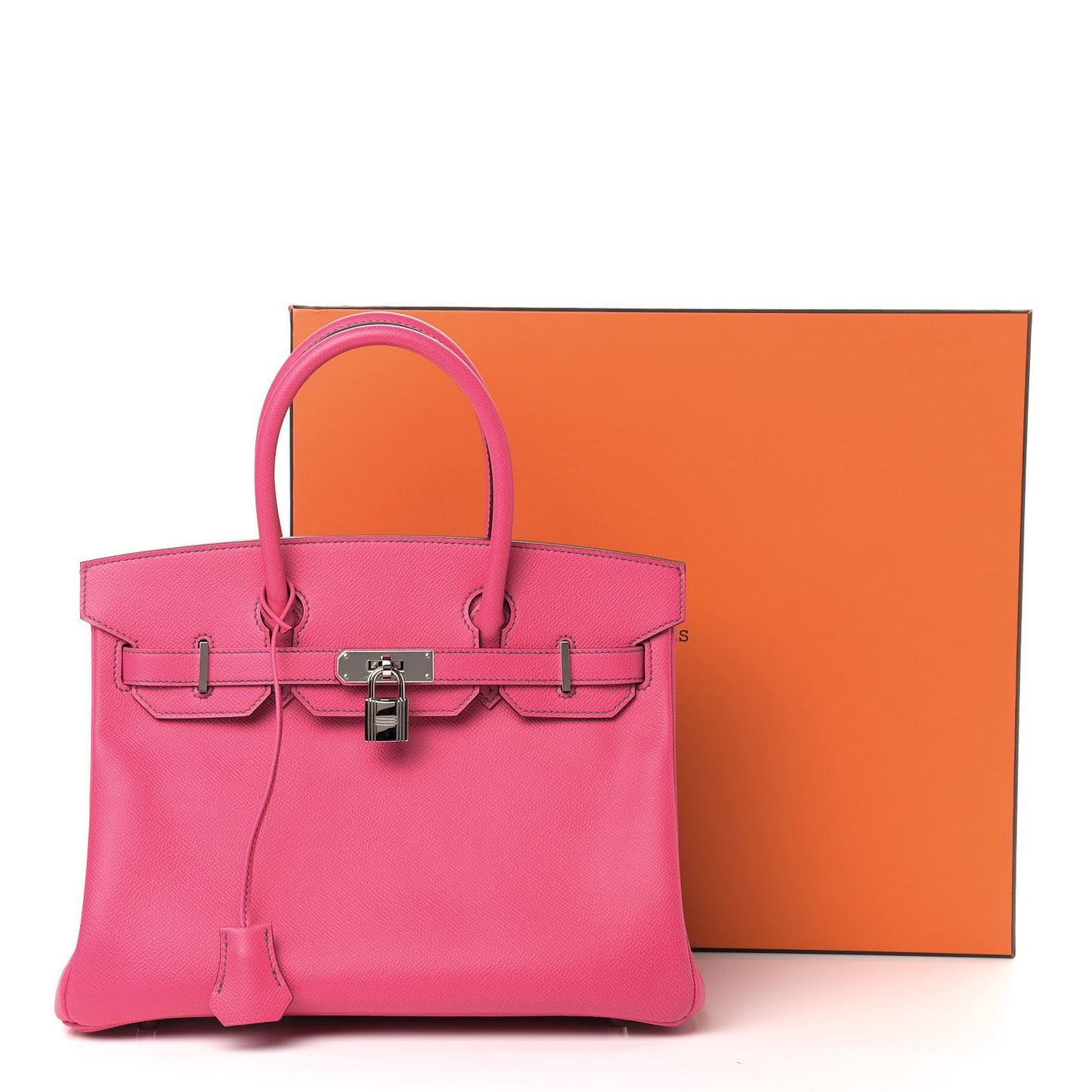 Epsom Horseshoe Birkin 30 Rose Tyrien Iris