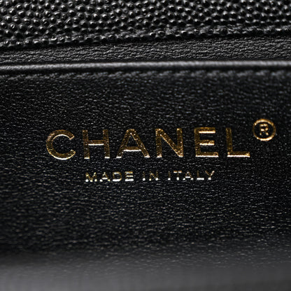 Chanel Caviar Quilted Medium Boy Flap Black 6 of 11