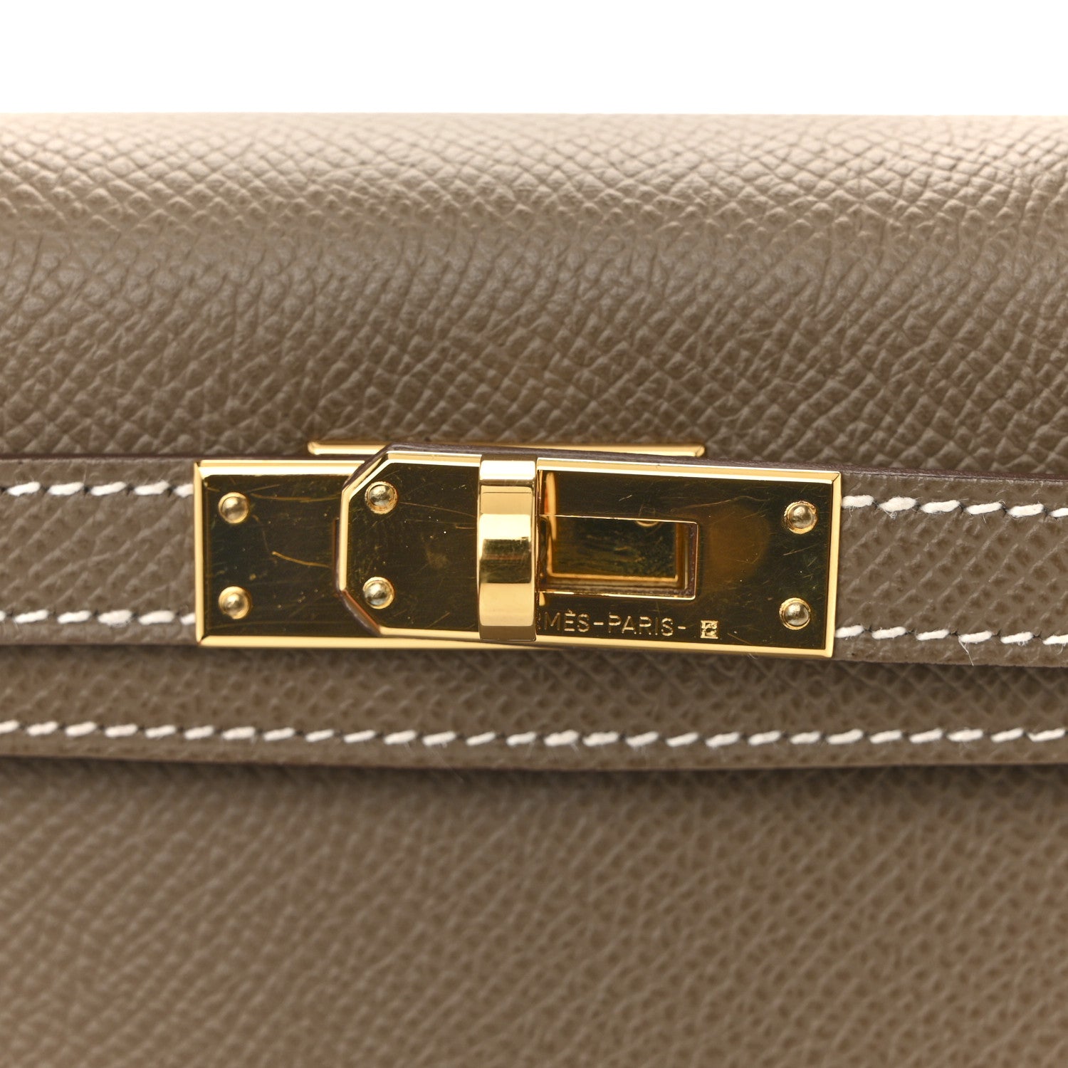 Hermes Epsom Mini Kelly Sellier 20 Etoupe 12 of 15