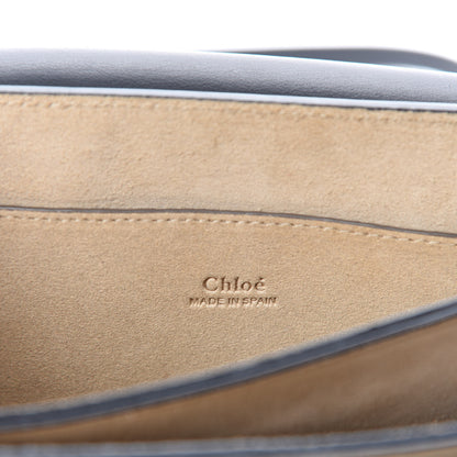 Chloe Suede Calfskin Small Faye Shoulder Bag Black 9 of 10