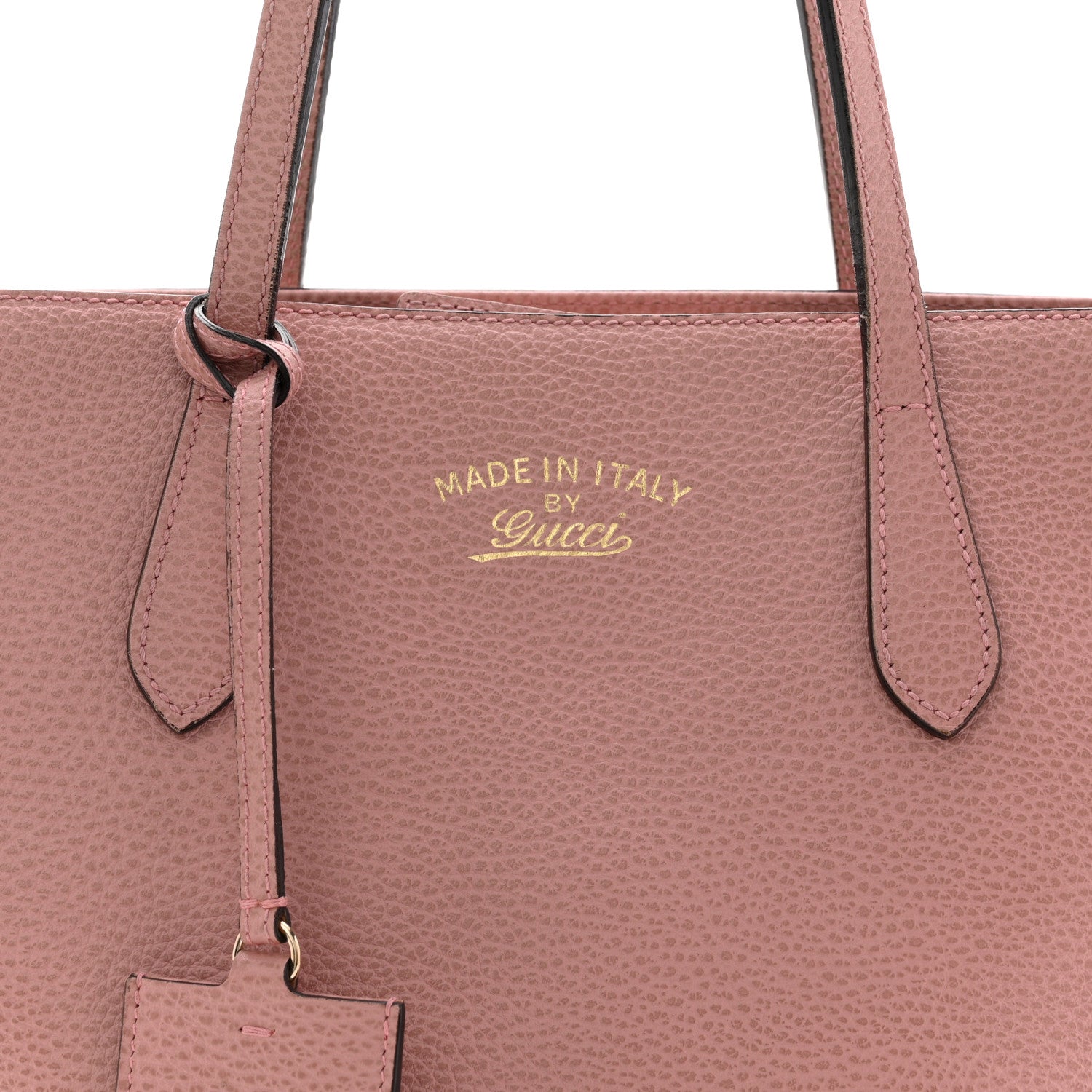 Gucci Dollar Calfskin Small Swing Tote Soft Pink 7 of 14