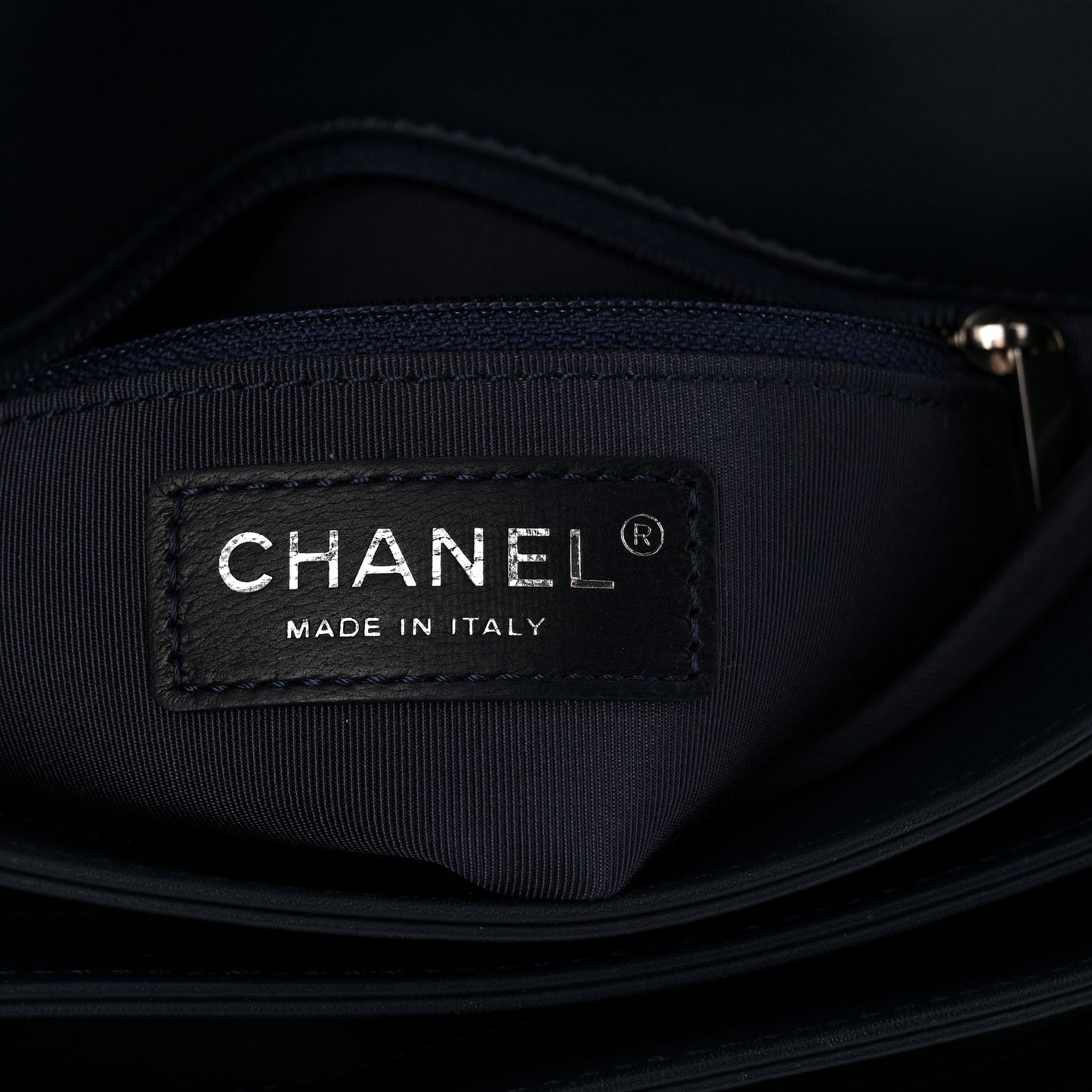 Calfskin Small Tramezzo Flap Navy