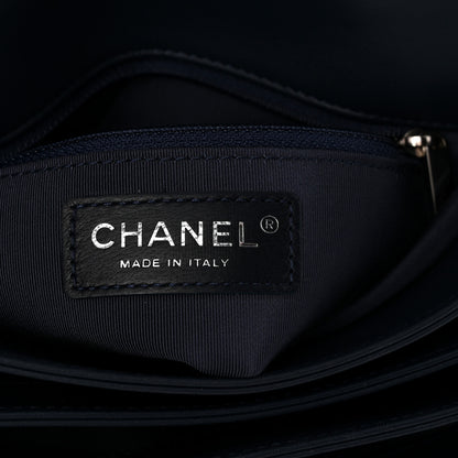 Chanel Calfskin Small Tramezzo Flap Navy 6 of 11