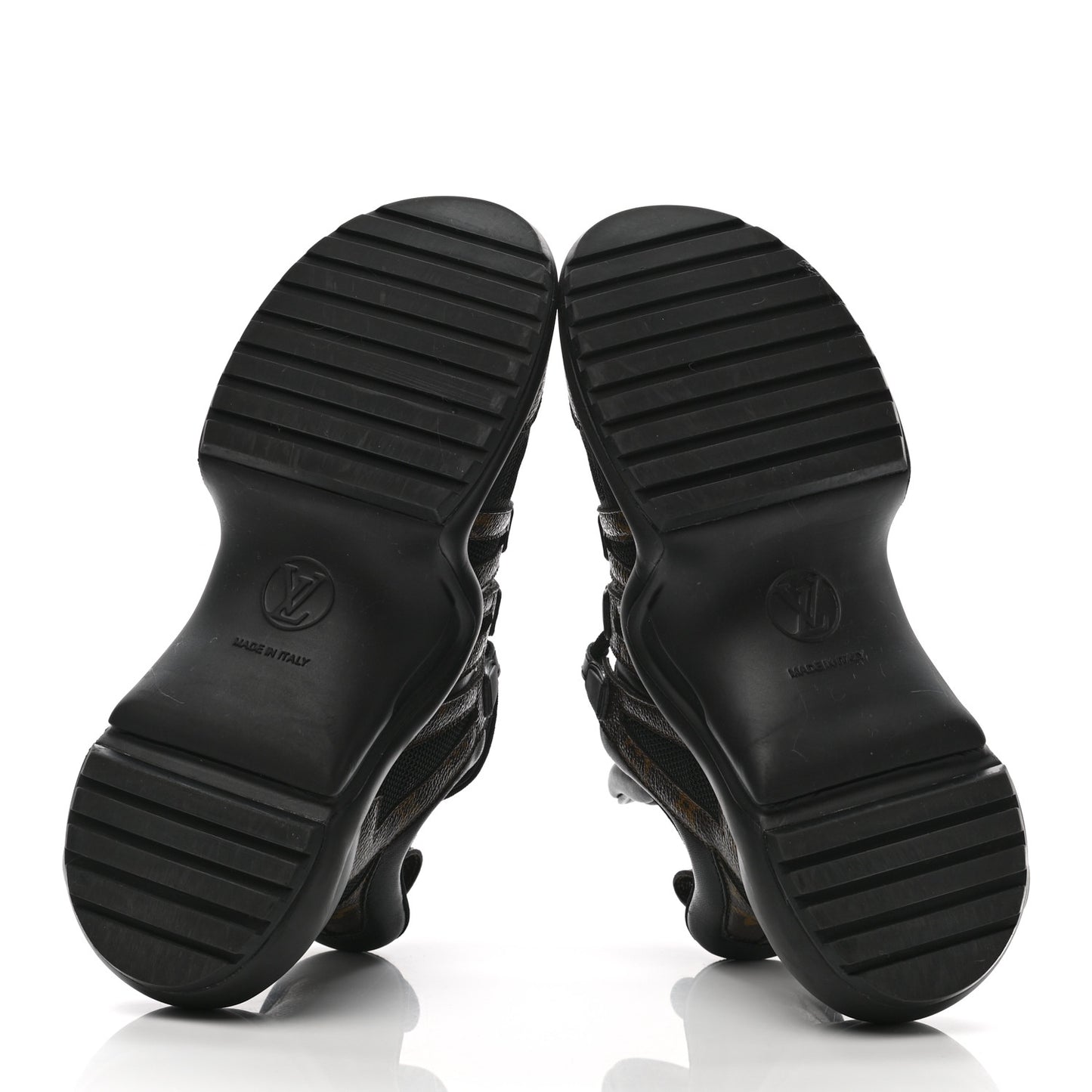 Calfskin Patent Monogram LV Archlight Sneakers 35.5 Black