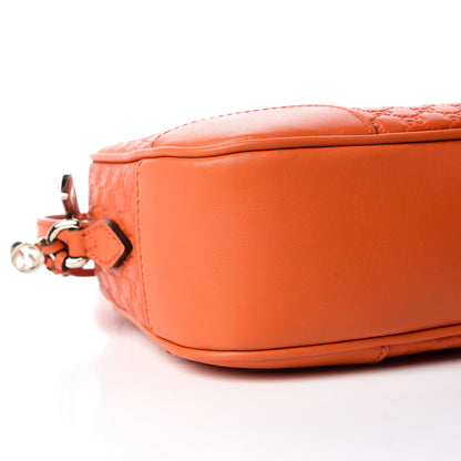 Gucci Soft Microguccissima Mini Bree Messenger Bag Sun Orange 5 of 9