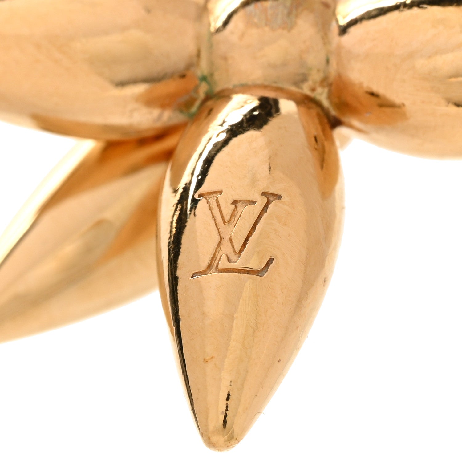 Louis Vuitton Pearl Louisette By Night Earrings Gold 4 of 6