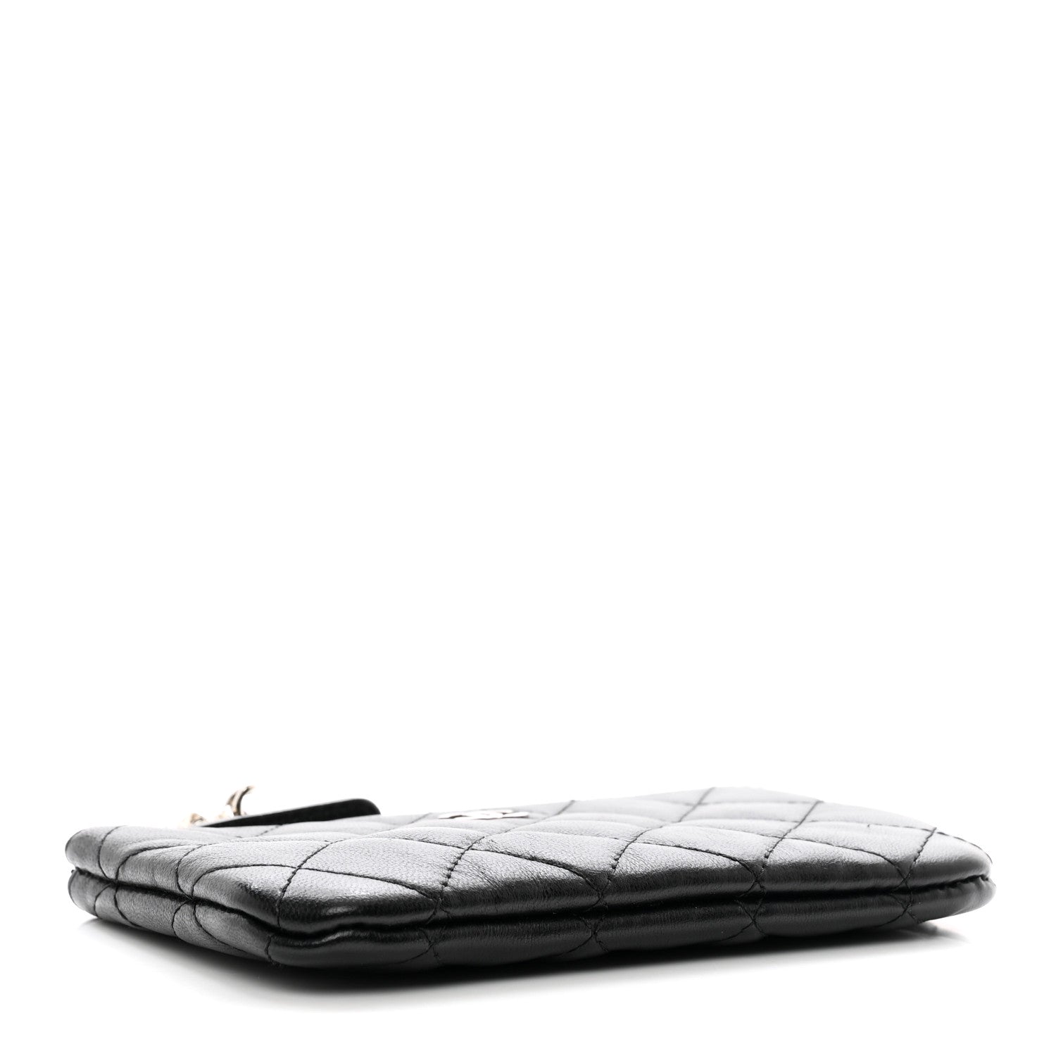 Chanel Lambskin Quilted Small Cosmo Cosmetic Case Black 4 of 7