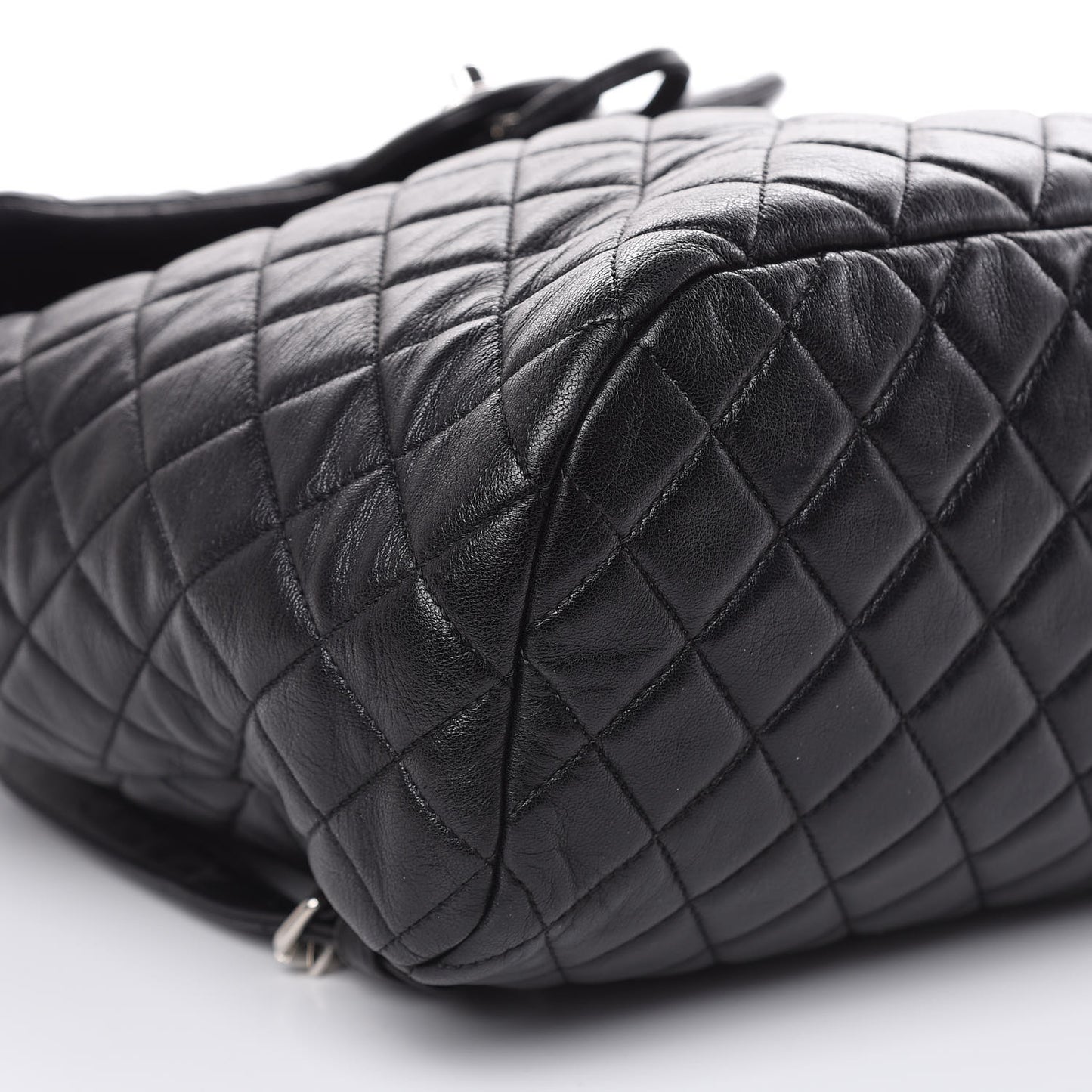Lambskin Quilted Large Urban Spirit Backpack Black