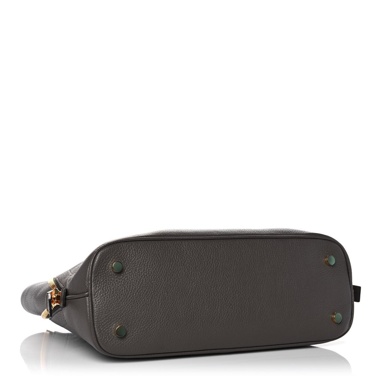 Pebbled Calfskin Medium Jennifer Zip Tote Graphite