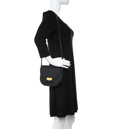Celine Grained Calfskin Small Trotteur Black 2 of 10