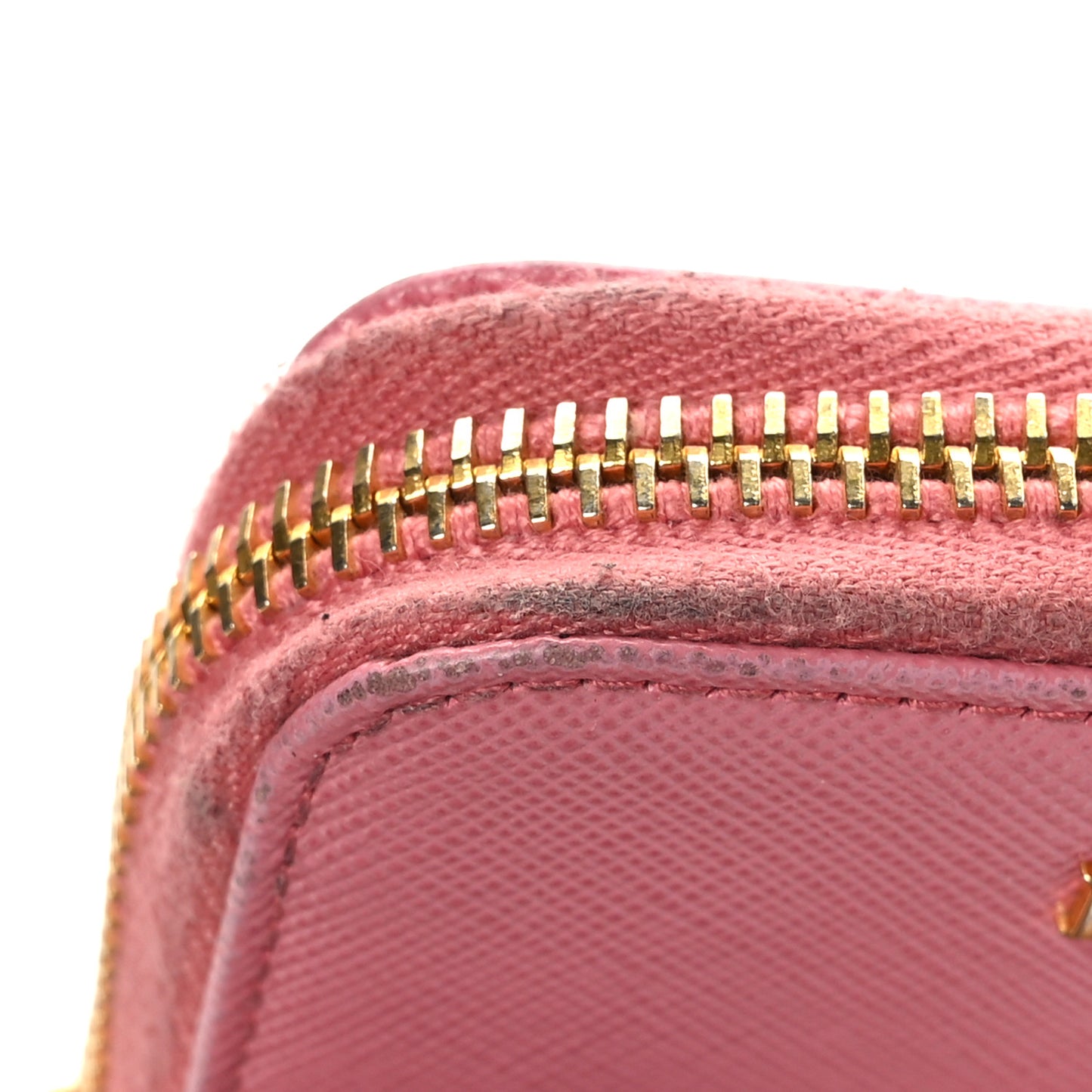 Saffiano Metal Zip Coin Purse Geranio