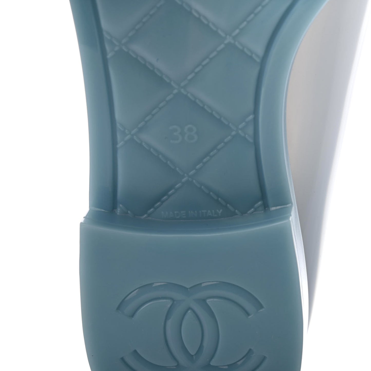 Rubber Rain Boots 38 Light Blue