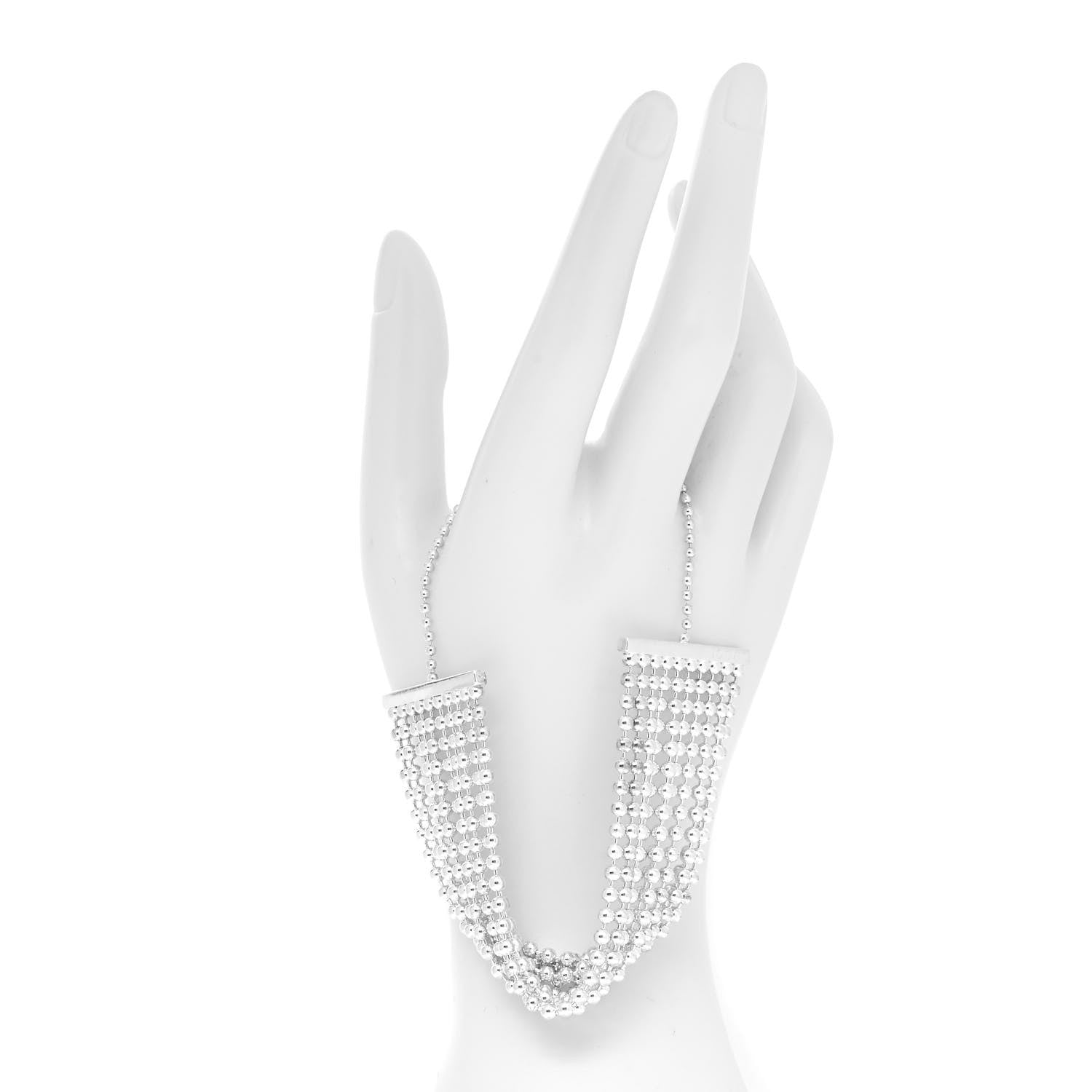 Gucci Sterling Silver Ten-Strand Ball Chain Bracelet 2 of 4