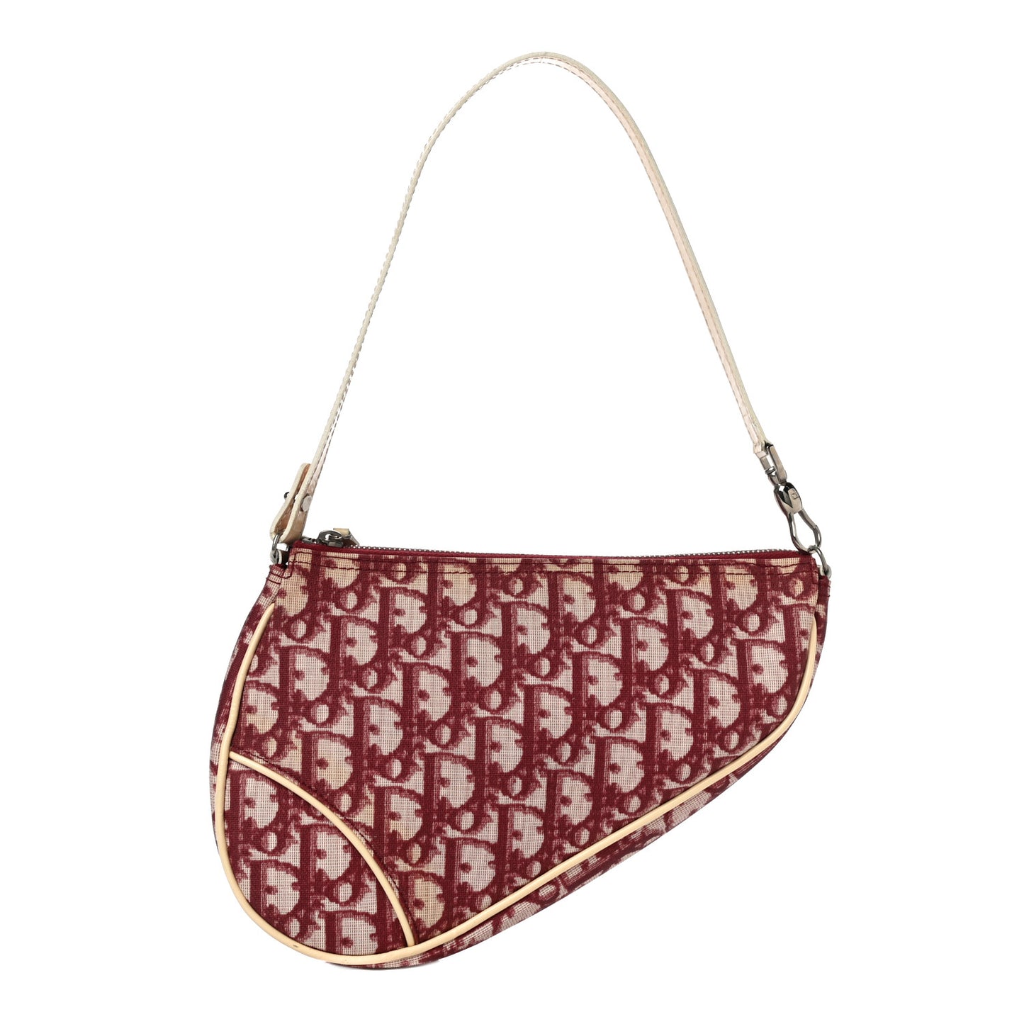 Monogram Mini Saddle Pochette Red