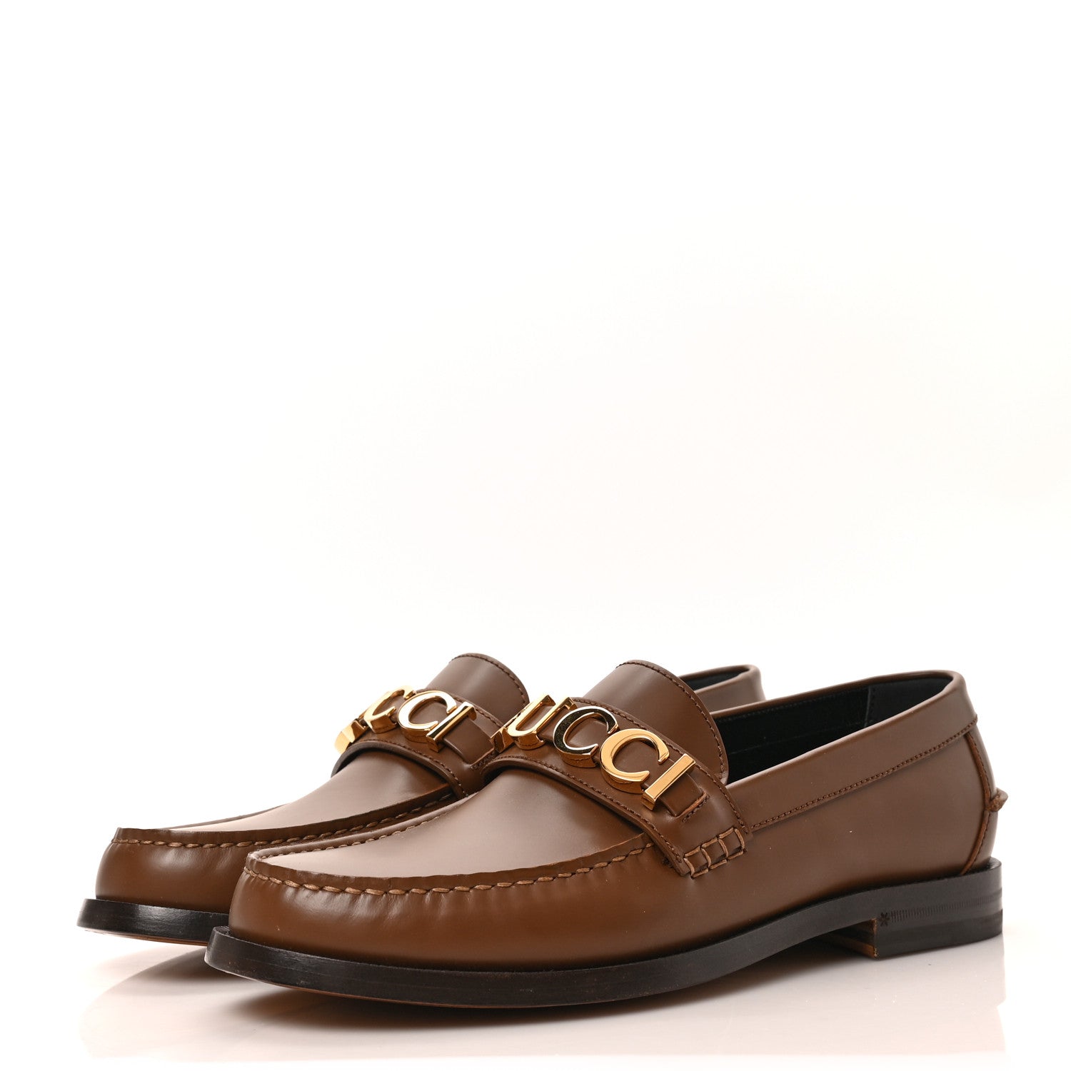 Gucci Millennial Ribot Mens Cara Loafers 8 Brown Sugar 3 of 8