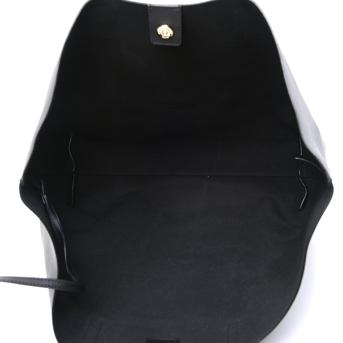 Calfskin Large Shopping Tote Black