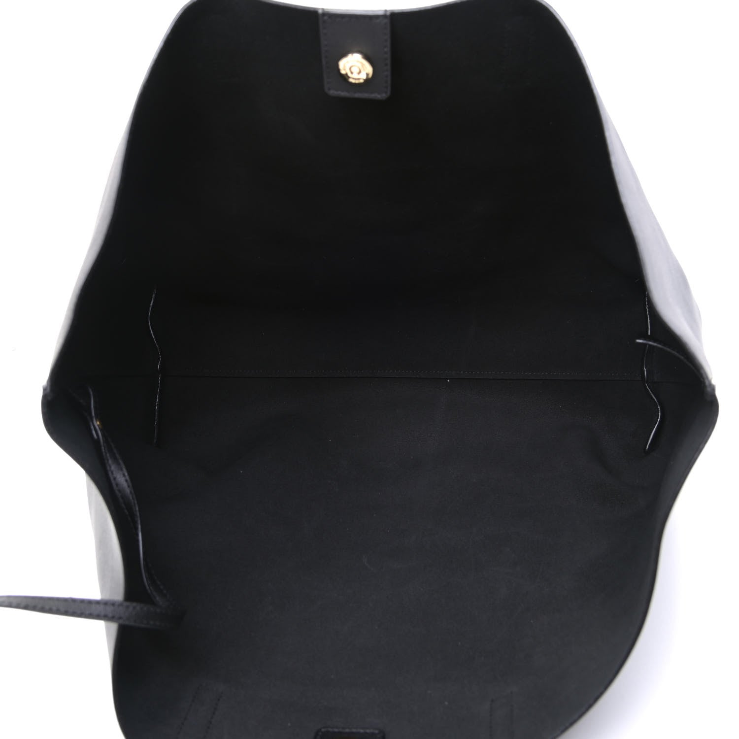 Saint Laurent Calfskin Large Shopping Tote Black 4 of 5