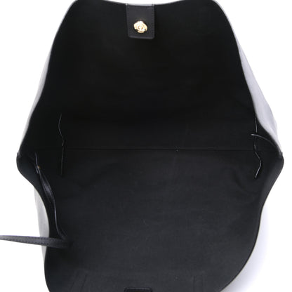 Saint Laurent Calfskin Large Shopping Tote Black 4 of 5