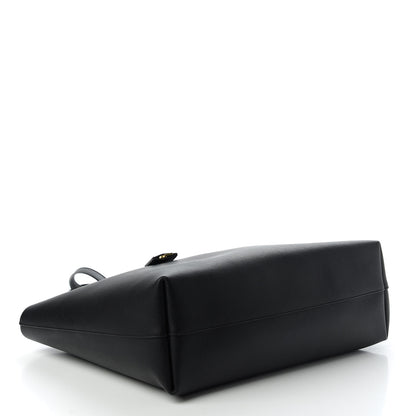 Saint Laurent Calfskin Large Shopping Tote Black 4 of 10