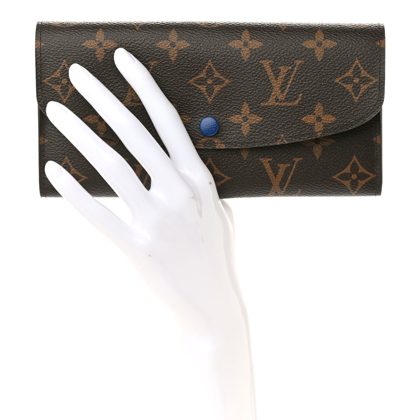 Monogram Emilie Wallet Blue