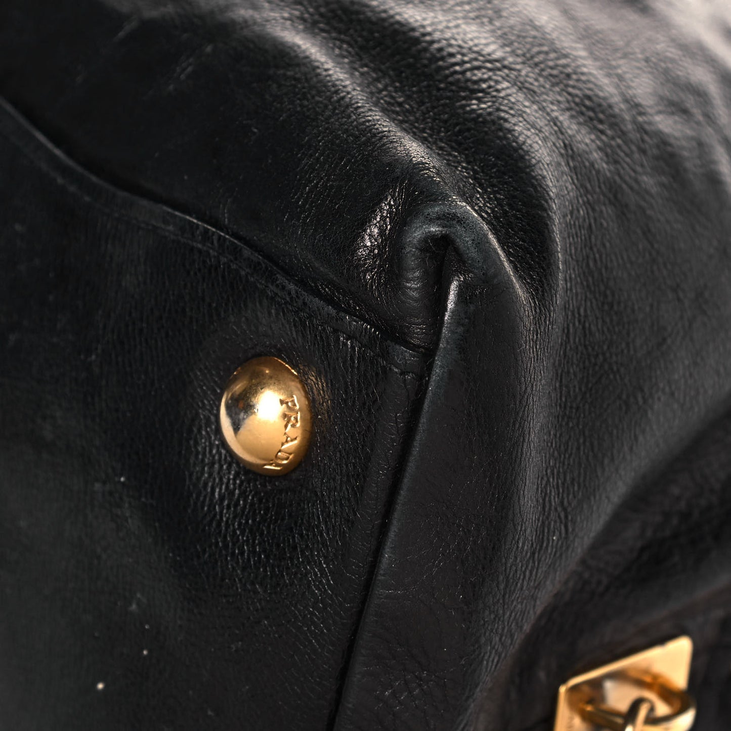 Soft Calf Dome Sachel Black