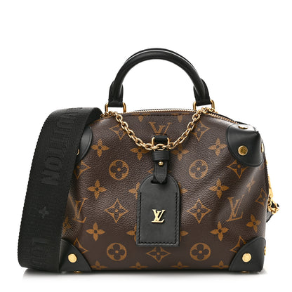 Louis Vuitton Monogram Petite Malle Souple Black 1 of 10