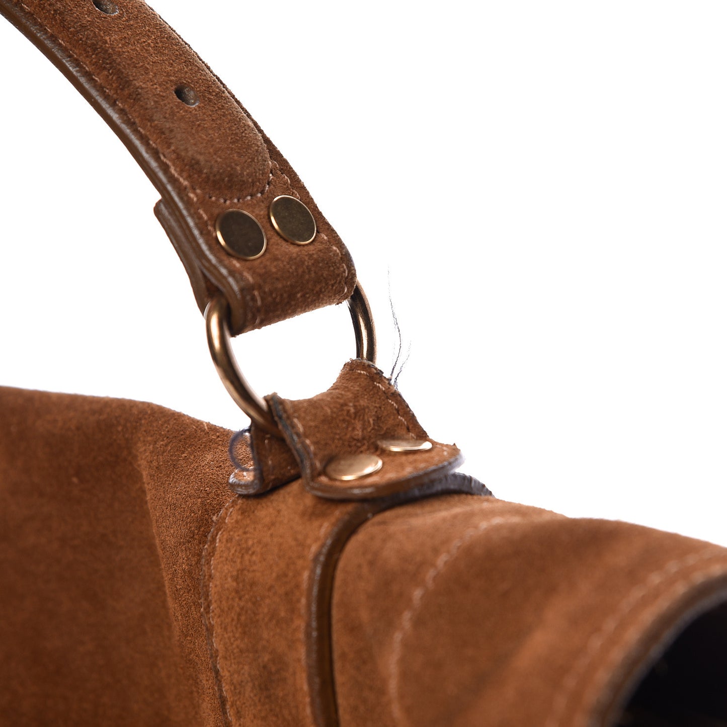 Suede Large PS1 Satchel Tobacco
