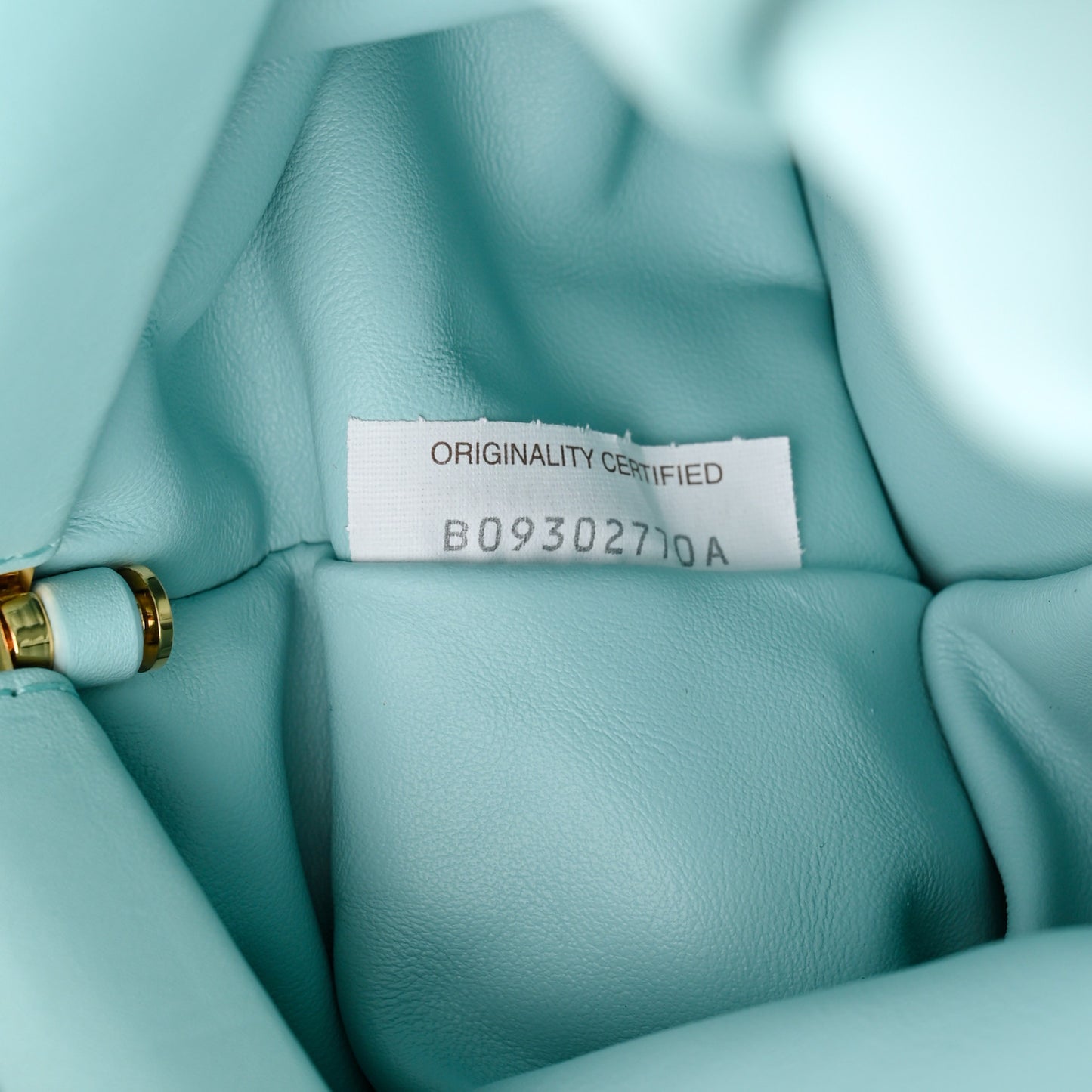 Calfskin The Pouch Chain Spearmint