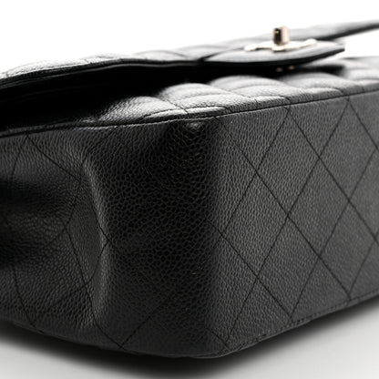 Chanel Caviar Quilted Jumbo Double Flap Black 9 of 10