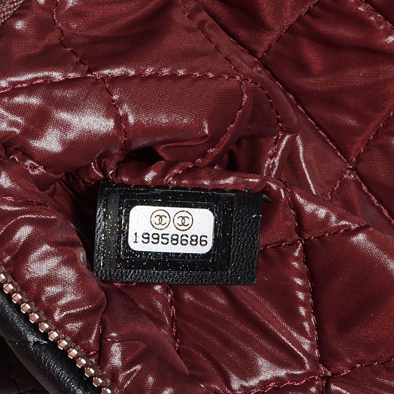 Chanel Lambskin Quilted Beauty Clutch Bag Black 8 of 8