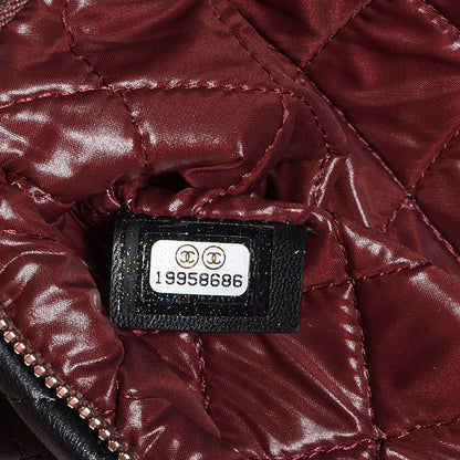 Chanel Lambskin Quilted Beauty Clutch Bag Black 8 of 8