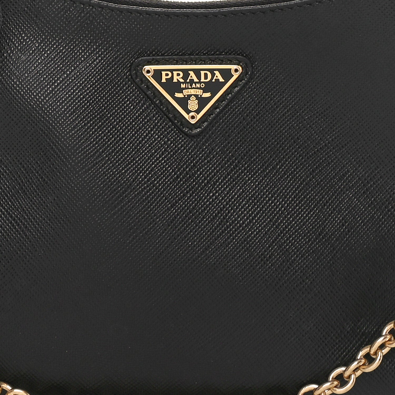 Prada Saffiano Lux Re-Edition 2005 Shoulder Bag Black 7 of 10