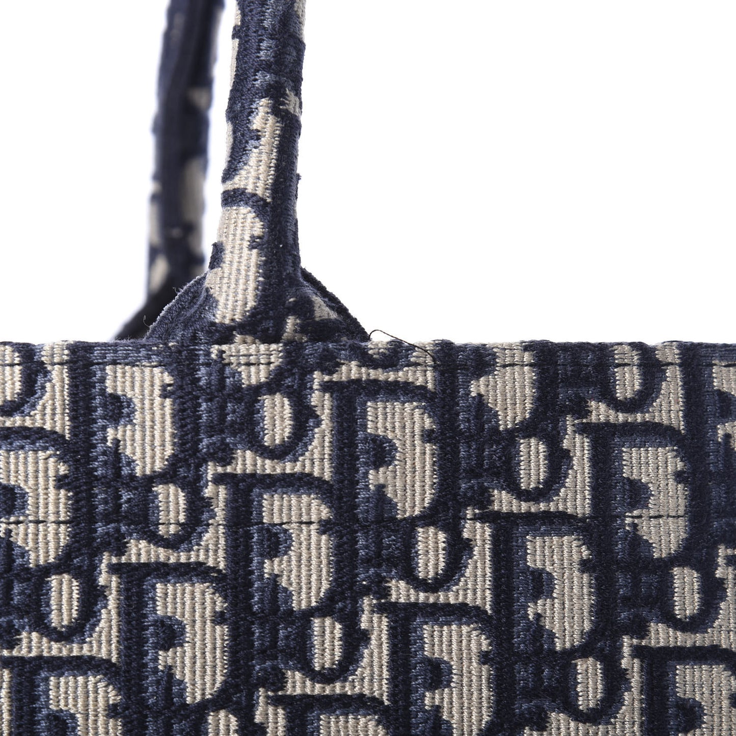 Oblique Book Tote Blue Multicolor